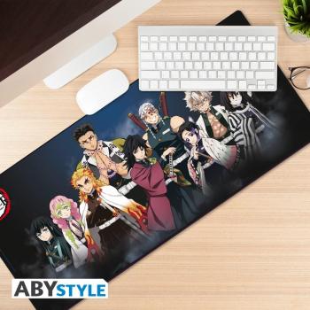 DEMON SLAYER - Mousepad XXL "Säulen"  Die mächtigsten Krieger des Demon Slaying Corps sind das Thema dieses offiziell lizenzierten Gaming XXL Mousepad. Mit allen neun Säulen ist die Oberfläche dieses Mousepads so glatt wie ihre Bewegungen im Kampf um die